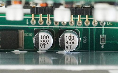 How are AC filter capacitors connected to capacitors